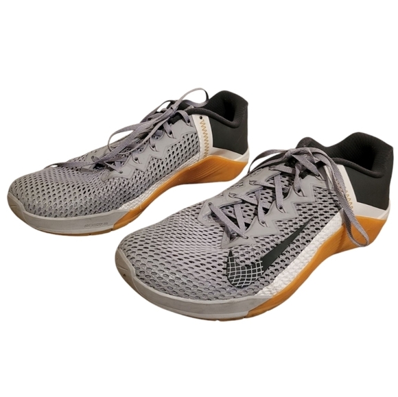 Nike Metcon 6 Men's 15 Athletic Running Shoes Smoke Grey White Lace Up 15 CK9388 - Picture 3 of 8